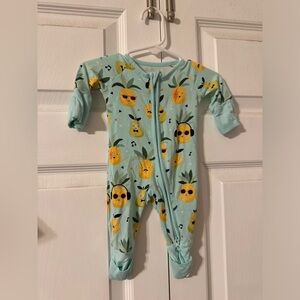 Little Sleepies Pineapple Preemie Sleeper
